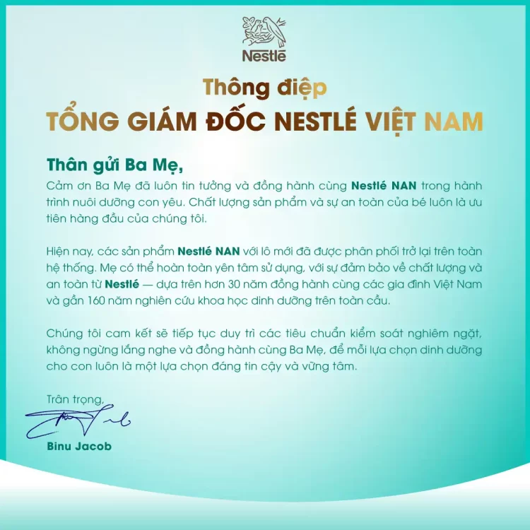 Bản chất sự việc Nestlé thu hồi sản phẩm chủ động: Thu hồi phòng ngừa hay xử lý sự cố?