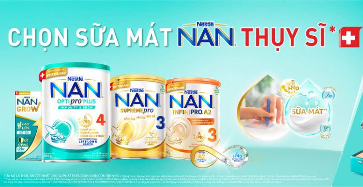 Lon sữa NAN cho trẻ 0-6 tháng uống được bao lâu, để được mấy tháng?